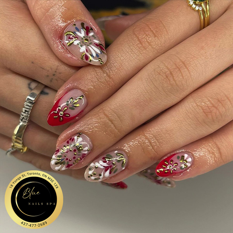 Summer Nails | Blue Nails Spa